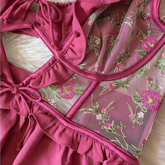 FOR LOVE & LEMONS Camila Sleeved Slip Dress - Picture 15 of 16